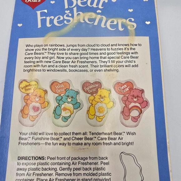 1984 Care Bear Funshine Bear Turtle Wax - Picture 6 of 7